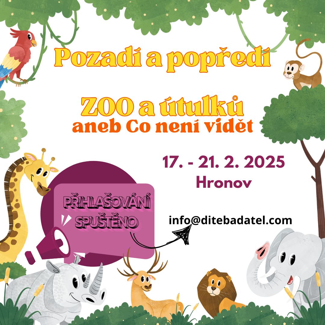 Pozadí a popředí ZOO a útulků