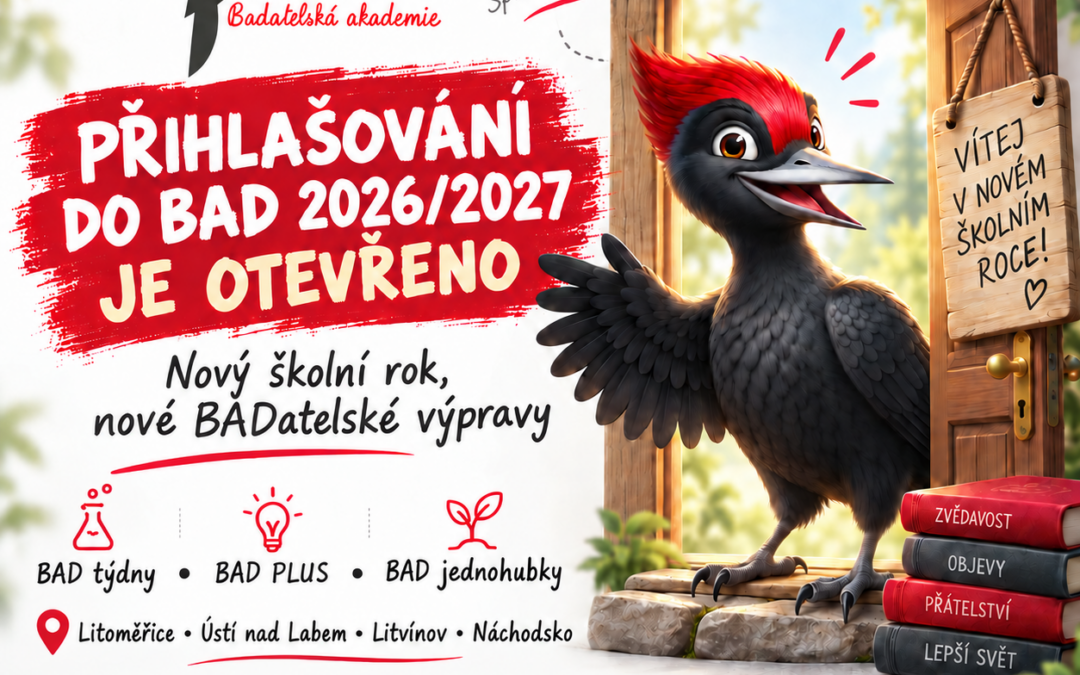 PŘIHLAŠOVÁNÍ DO BAD PRO ŠKOLNÍ ROK 2026/2027 JE OTEVŘENO